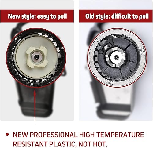 Miniatura 5 de Arrancador de retroceso de aluminio negro para motor de 2 tiempos 47cc 49cc Pocket Bike Mini ATV Dirt Bike