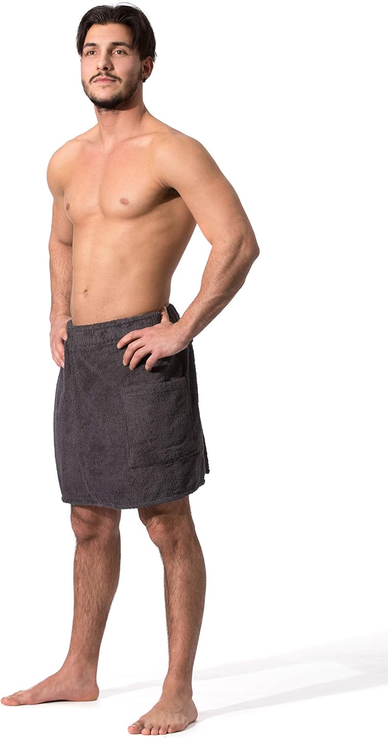 Sauna Jupe Hommes Hommes Portables Serviettes De Bain Magique Jupe