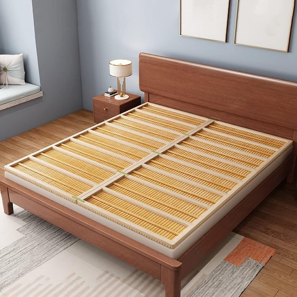 Bamboo Firm Bed Board, 1.8m Solid Wood Mattress Support, Spine & Waist Protection, Durable Gasket, Fits 1200mm x 2000mm Bed Frame, Eco-Friendly Sleep Solution