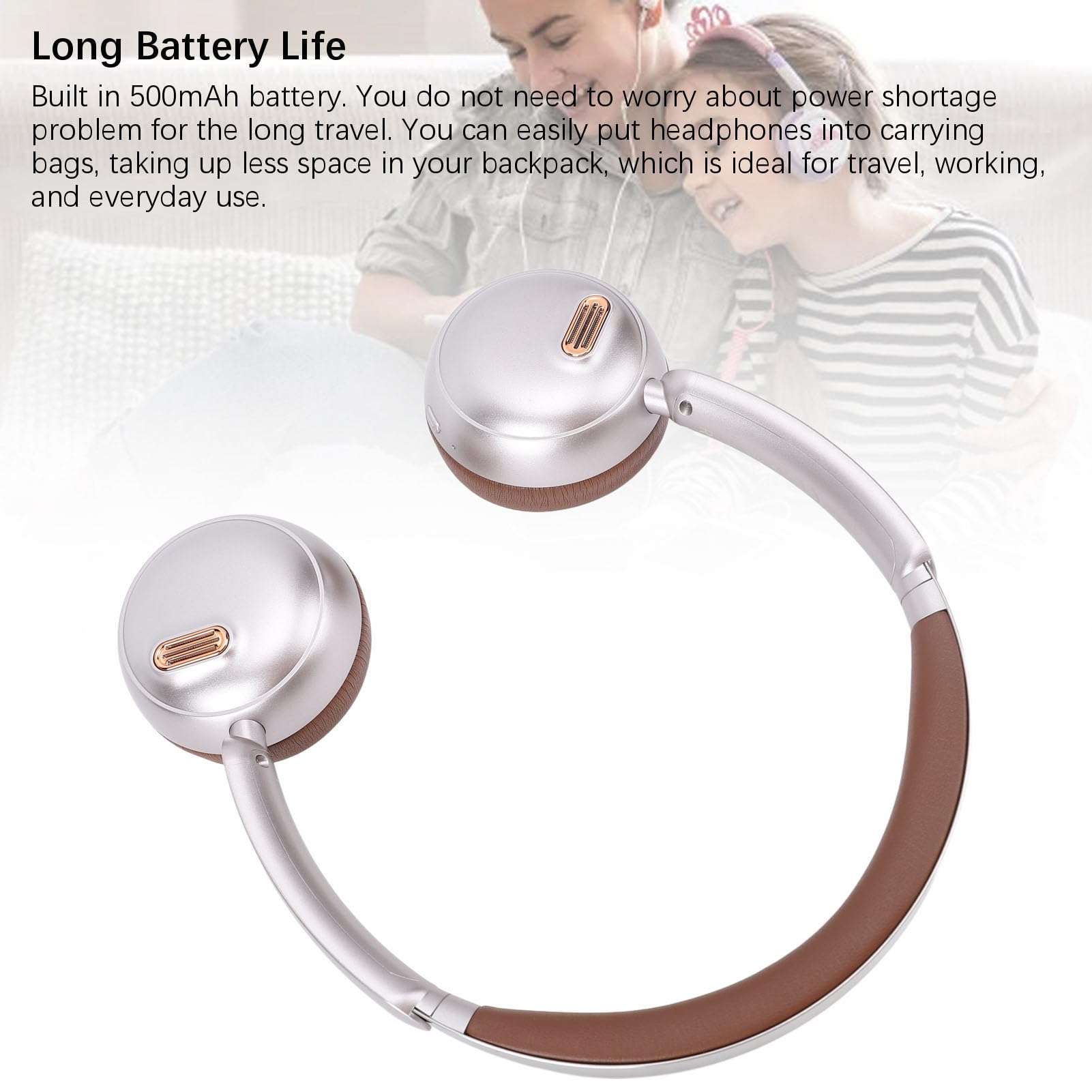 Kabellose Over-Ear-Kopfhörer, Retro-Kopfhörer mit Geräuschunterdrückung stilvolles Y2K-Headset für Jungen, Mädchen, Kinder Erwachsene, BT 5.4-Headset für Schule, bequem, tragbar