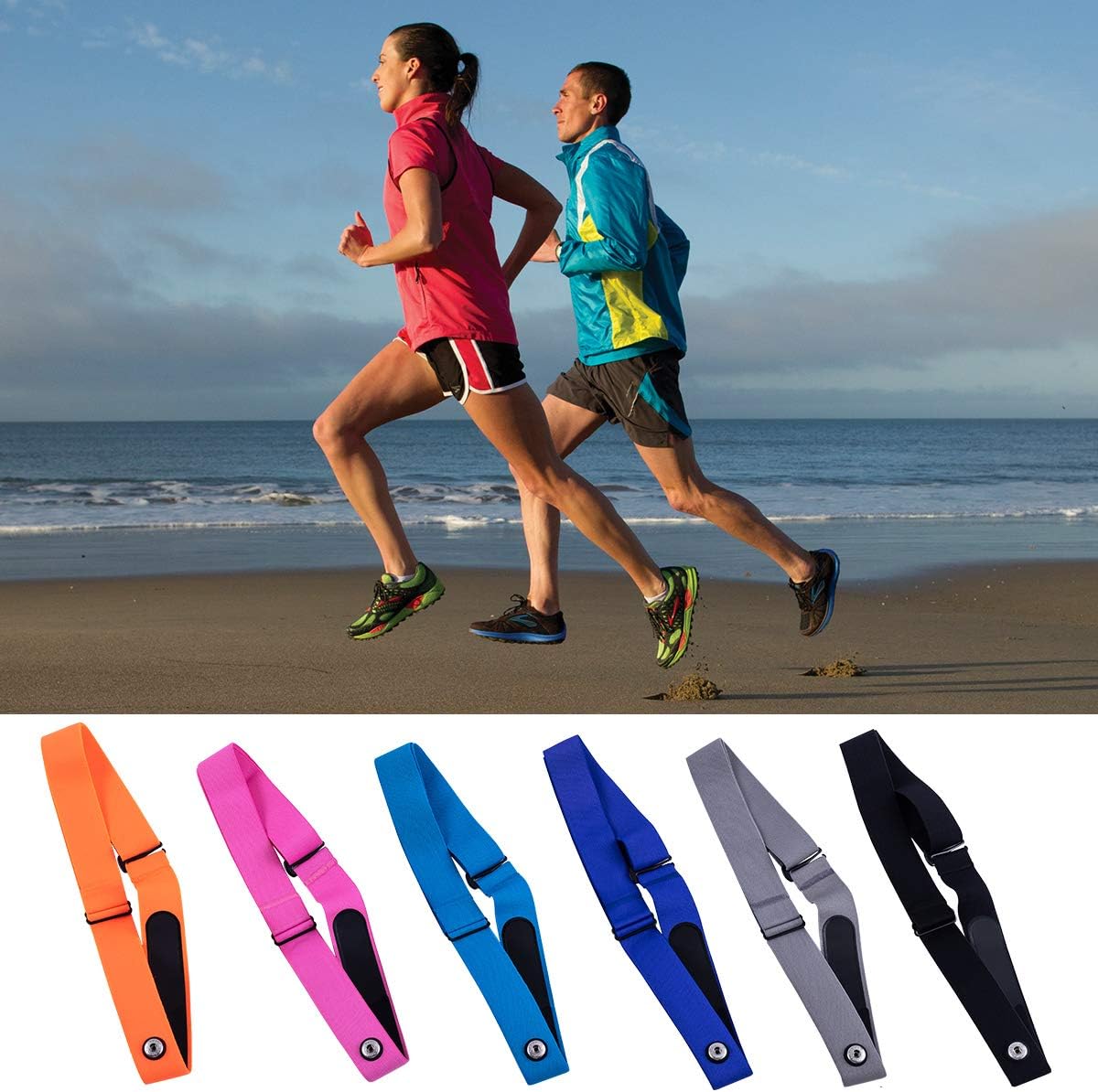 Heart Rate Monitor Soft Strap : Sports & Outdoors