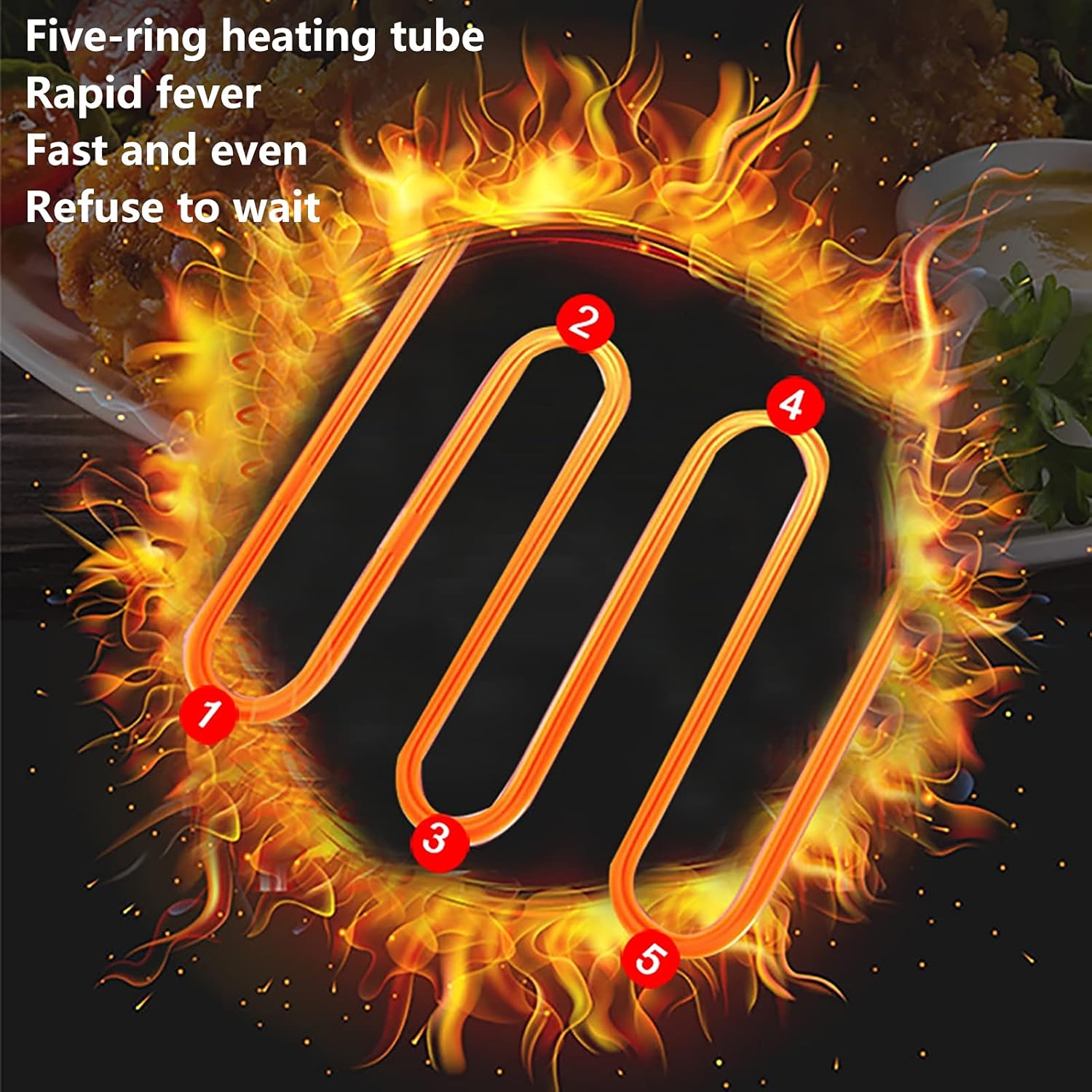 Commercial Electric Deep Fryer 2500W Stainless Steel Chip Fryer 2X6L Double Fat Tank with Temperature Control, Removable Basket, Non-Stick Oil Tank