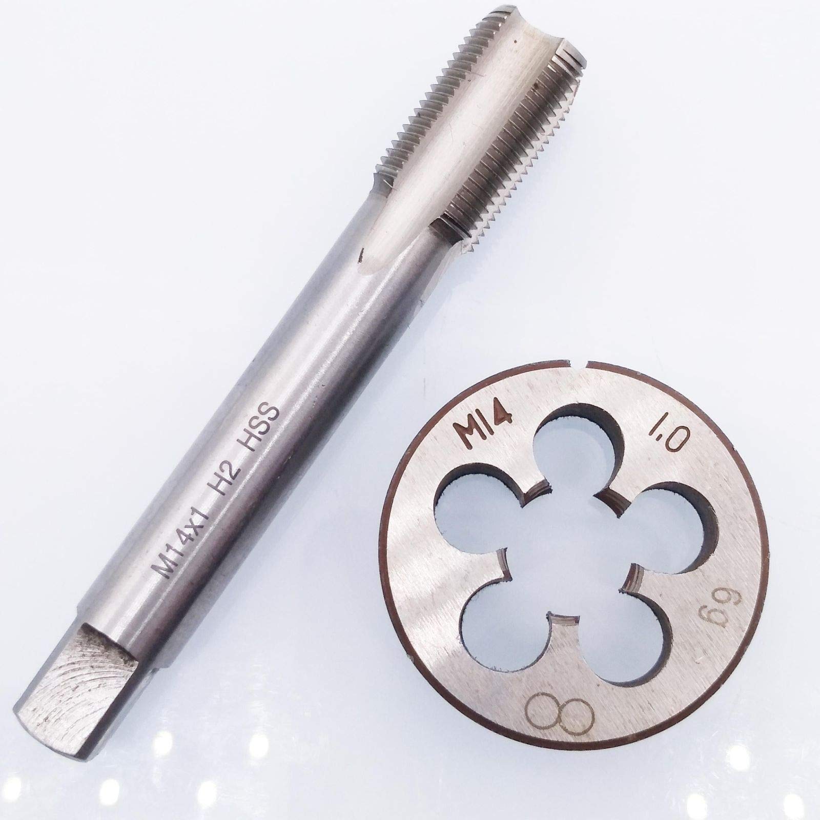 HSS M14 X 1.0mm Metric Tap & Die Set – Right Hand Thread – 1 Piece Each – Unbranded