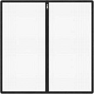 Mesh Safety Gate - No Drilling Mesh Pet Fence & Cat Barrier | Portable Safety Gate with Non-Destructive Tape for Doorways, Stairs, Hallway & Kitchen, Lightweight Puppy Barrier for Home & Travel, 120g
