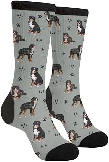 Funny Dog Novelty Crew Socks Casual Crazy Funny Dress Socks For Women Men Teens Gift