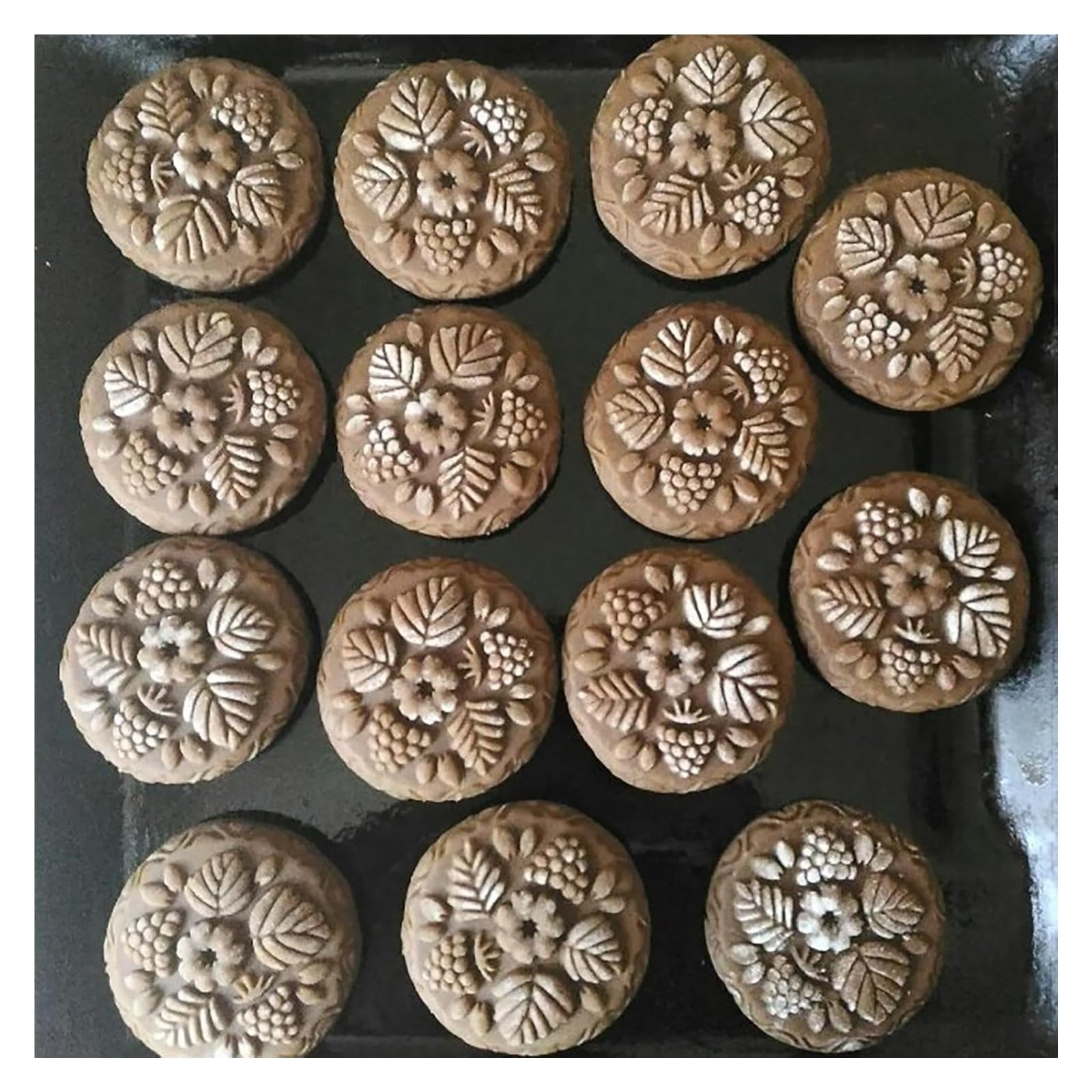 Molde para galletas, Moldes, molde tallado, sello en forma de corazón, estampado relieve, cortadores galletas