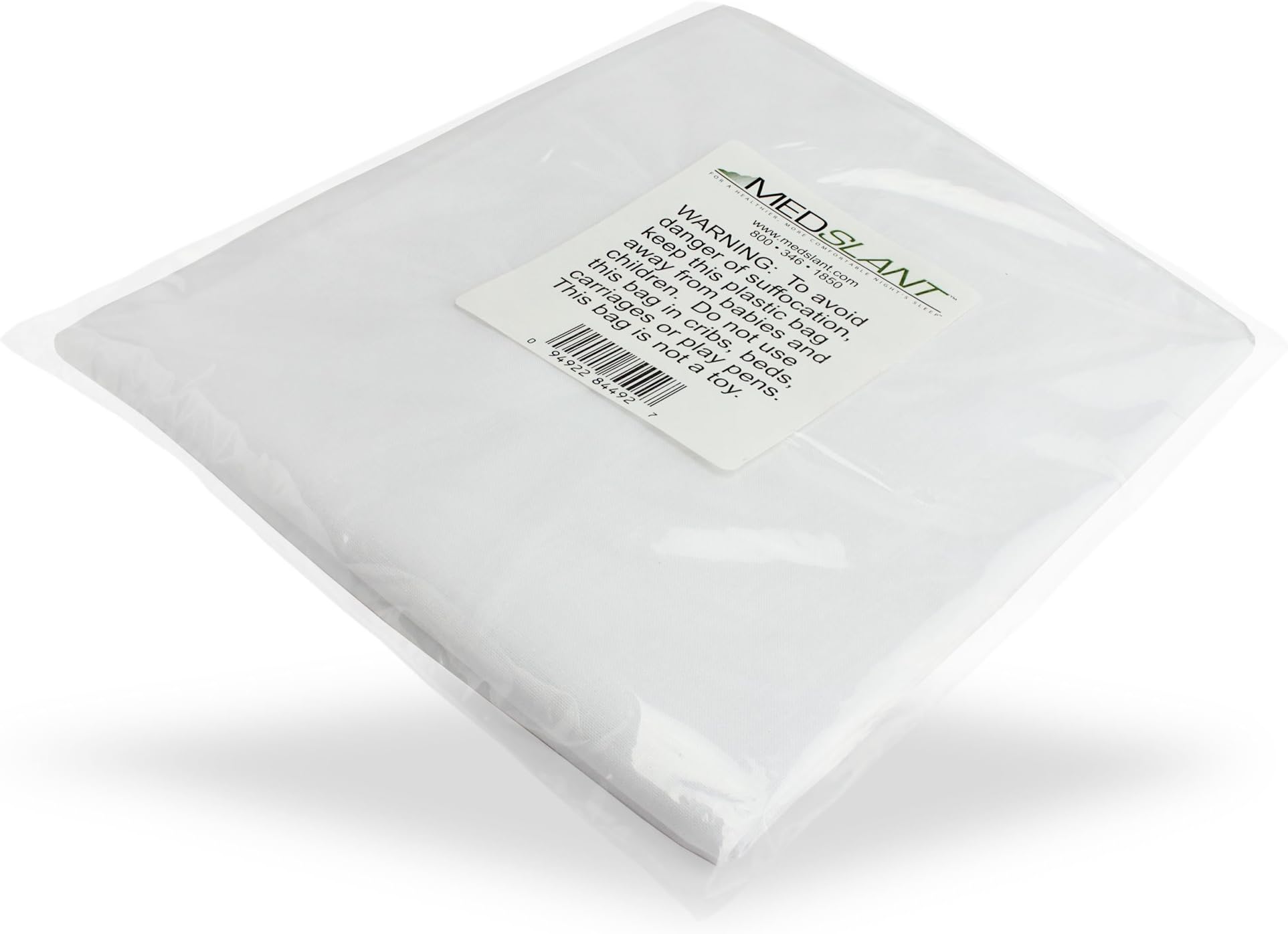 Folding Wedge Pillow Cover for The MedSlant Folding Wedge Pillow ONLY. Does NOT fit Any Other Pillow! No Zipper.