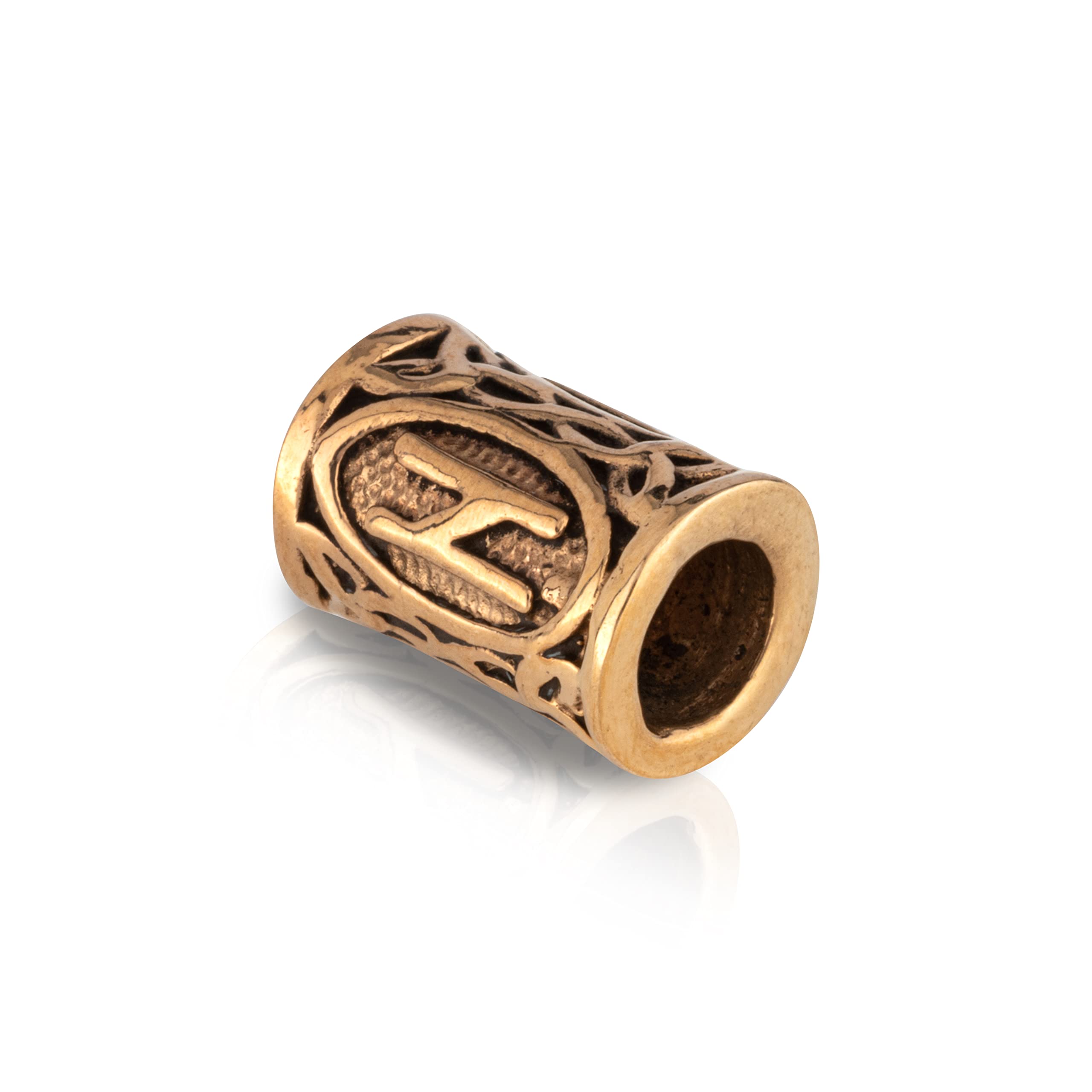 NKlaus Bronze Bartperle Mit Keltischem Knoten - Wikinger Style Accessoire Für Deinen Bart