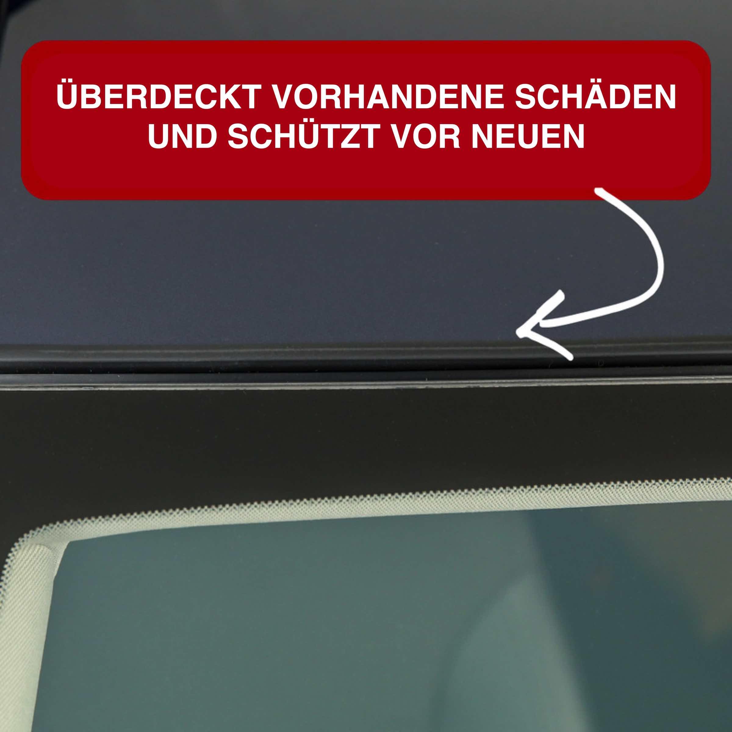 AROBA ARS035A Osłona krawędzi dachu, kompatybilna z Volkswagen Sharan Van 2 Generation (08.2010-06.2022) Roof Saver ochrona dachu