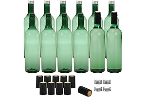 WUWEOT 12-Pack Plastic Liquor Bottles: Durable, Leak-Proof Storage for Your Favorite Drinks