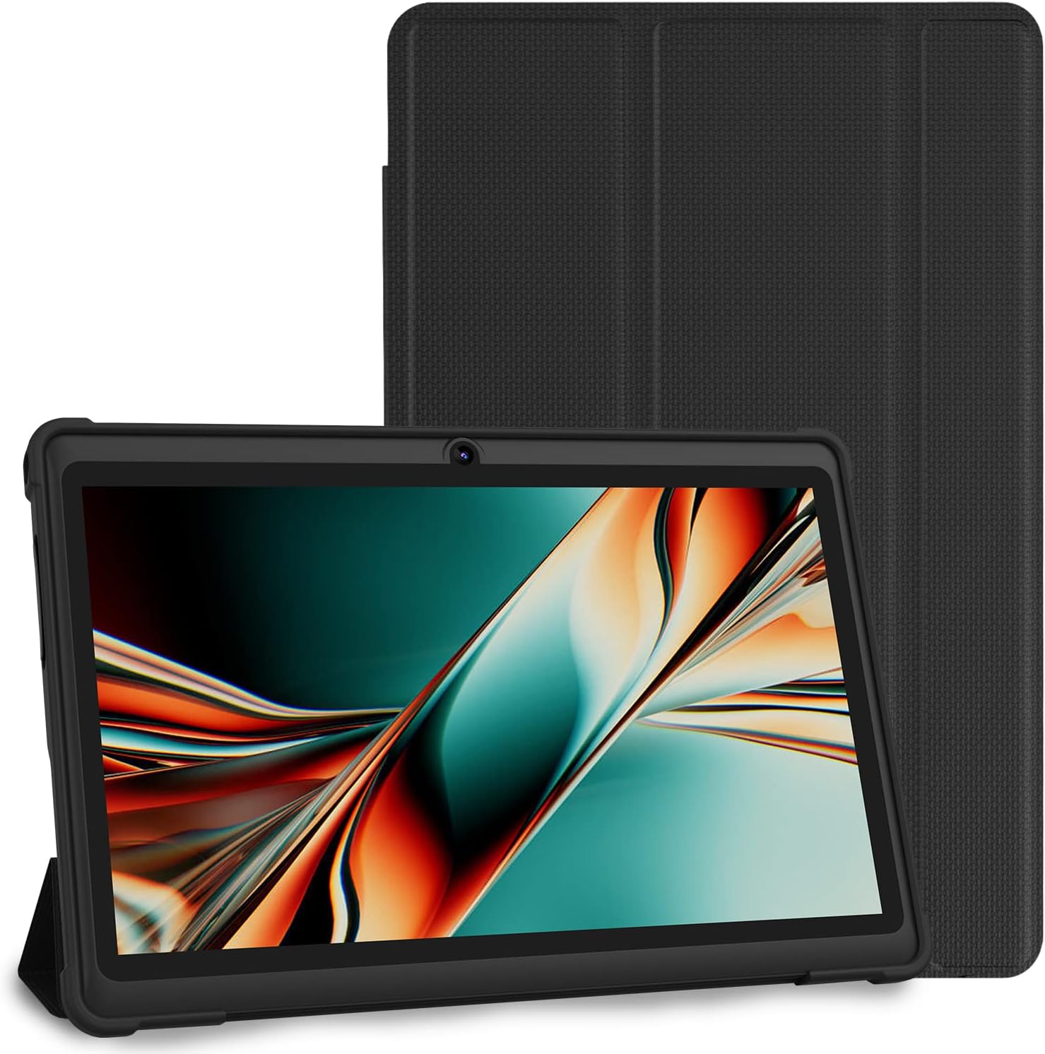 PRITOM 7 inch Tablets Android 13, 4GB, 32 GB, (Expandable 128GB) Tablet PC with Quad Core Processor, 3500 Mah, HD IPS Display, Dual Camera, WiFi, Bluetooth, Tablet with Black Case
