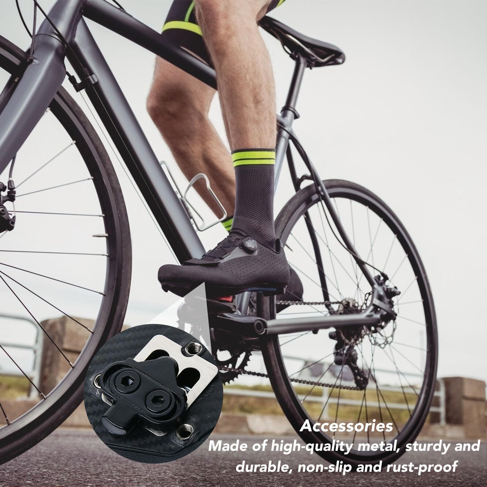 Set di tacchette per Pedali SPD compatibili con Mountain Bike Ciclismo