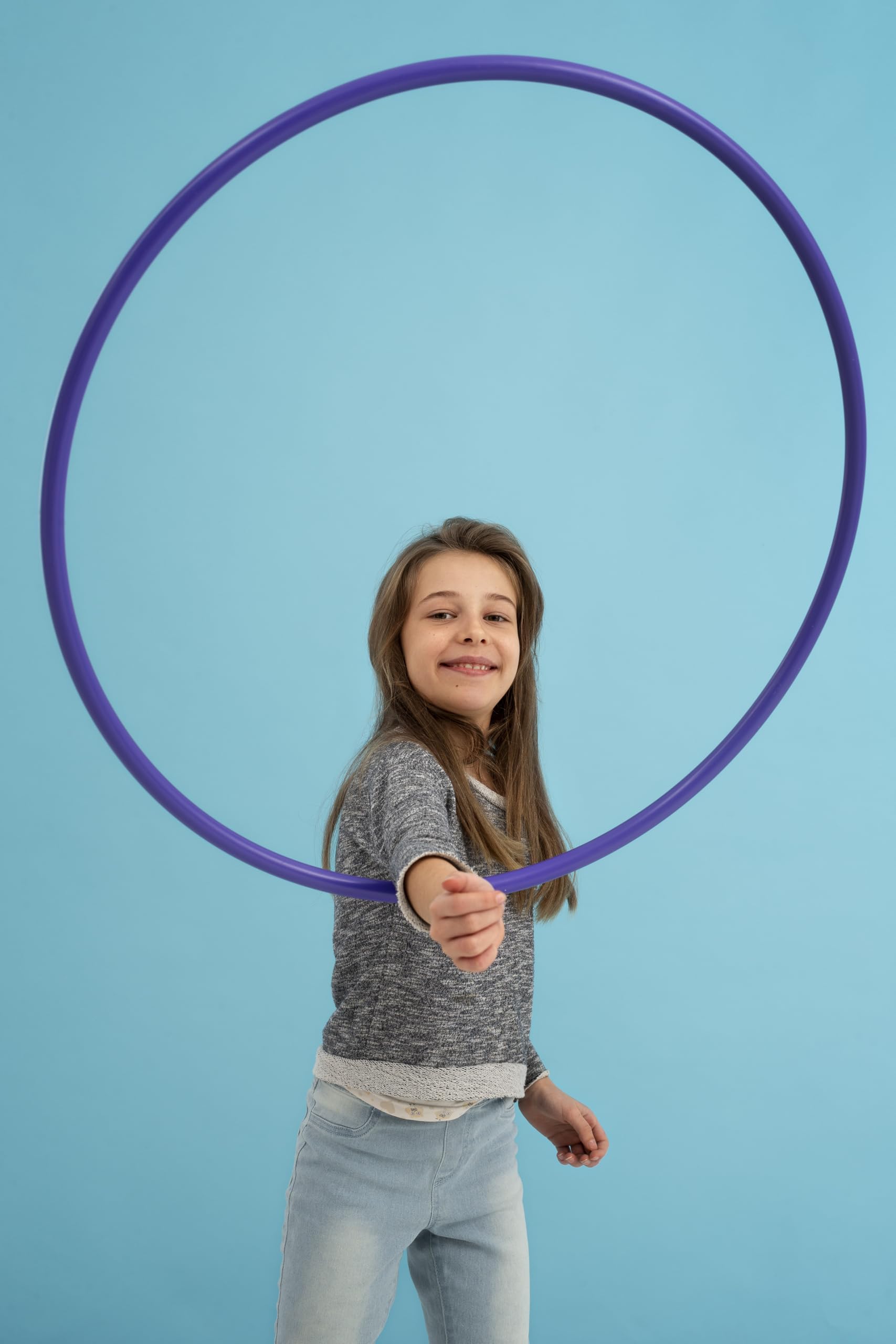 FitFix Hulla Hoop Fun & Fitness with Ring for Kids and Adults Exercise - Stay Active with This Premium Toy Hoop Set! Non-Collapsible (Multi Color) 40” (100 cm) ‎Pack of 1 Pcs-image-8