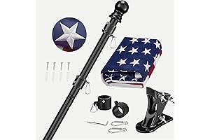 American Flag and Flag Pole: Patriotic Expression Elevated