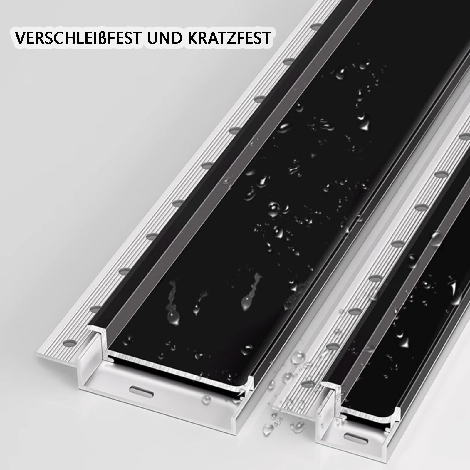 Listwy przypodłogowe z anodyzowanego aluminium - trwałe wykończenie podłogi do nowoczesnych wnętrz, idealne do łazienki, garażu i basenów