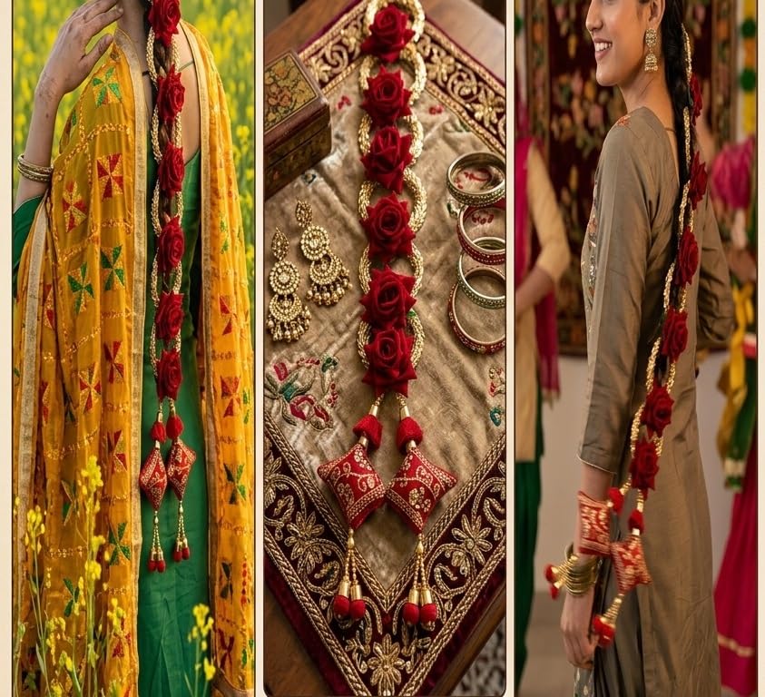 Paranda tradicional para mujer accesorio de pelo de boda KULIA 7