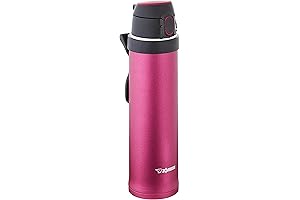 Zojirushi SM-QHE48RK 16 Ounce Flip-and-Go Stainless Mug