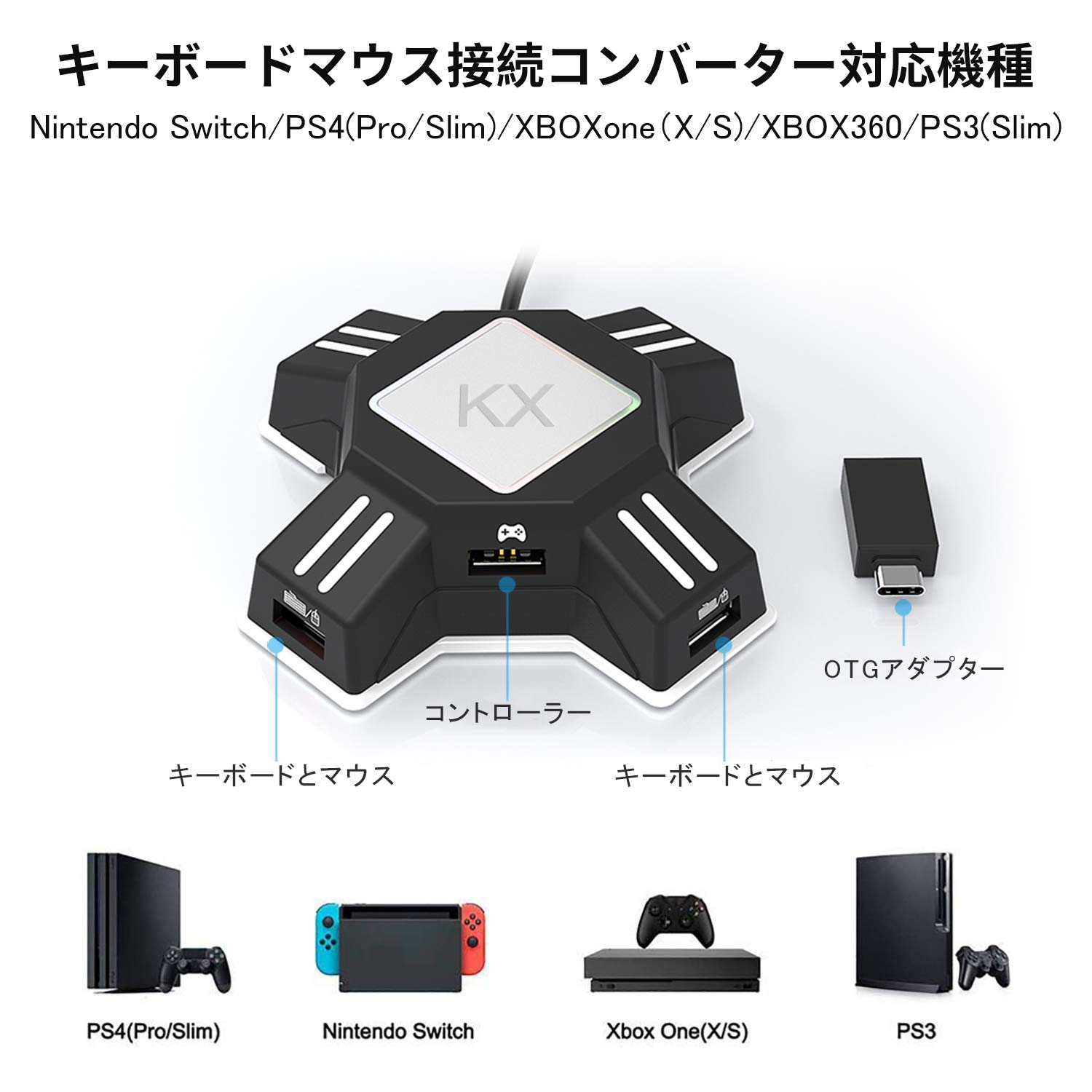 Amazon.co.jp: スーパー電気shop キーボードマウス接続アダプター