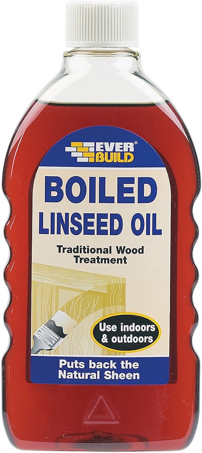 Everbuild Boiled Linseed Oil Traditional Wood Treatment Internal