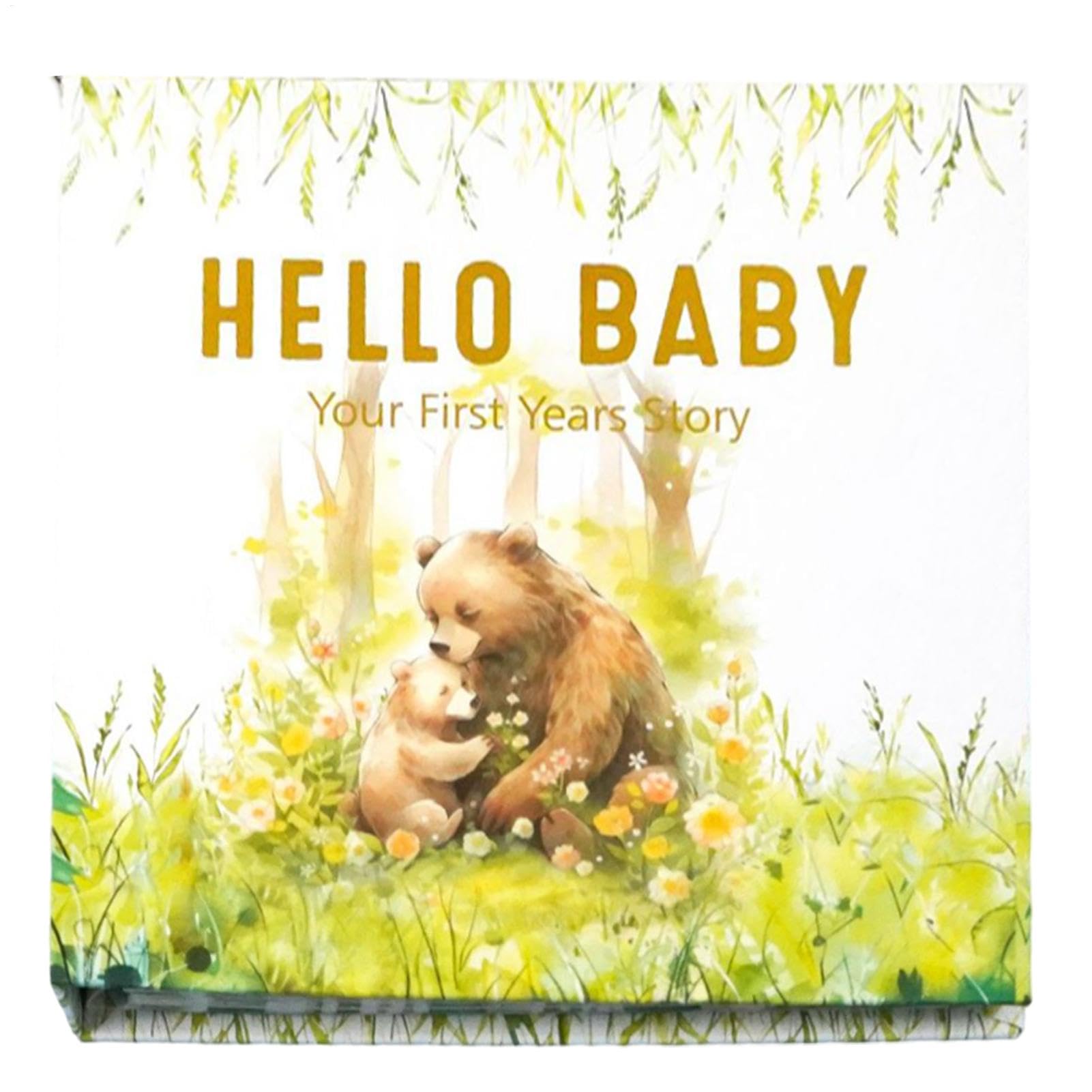 Album photo bébé de naissance à 5 ans : livre souvenir haut de gamme pour nouveaux parents