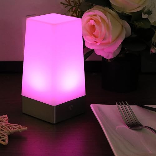 Miniatura 5 de WRalwaysLX Velador, diseño retro, luz LED nocturna. Lámpara de noche con sensor de movimiento infrarrojo, inalámbrico, de LED. Velador a pila