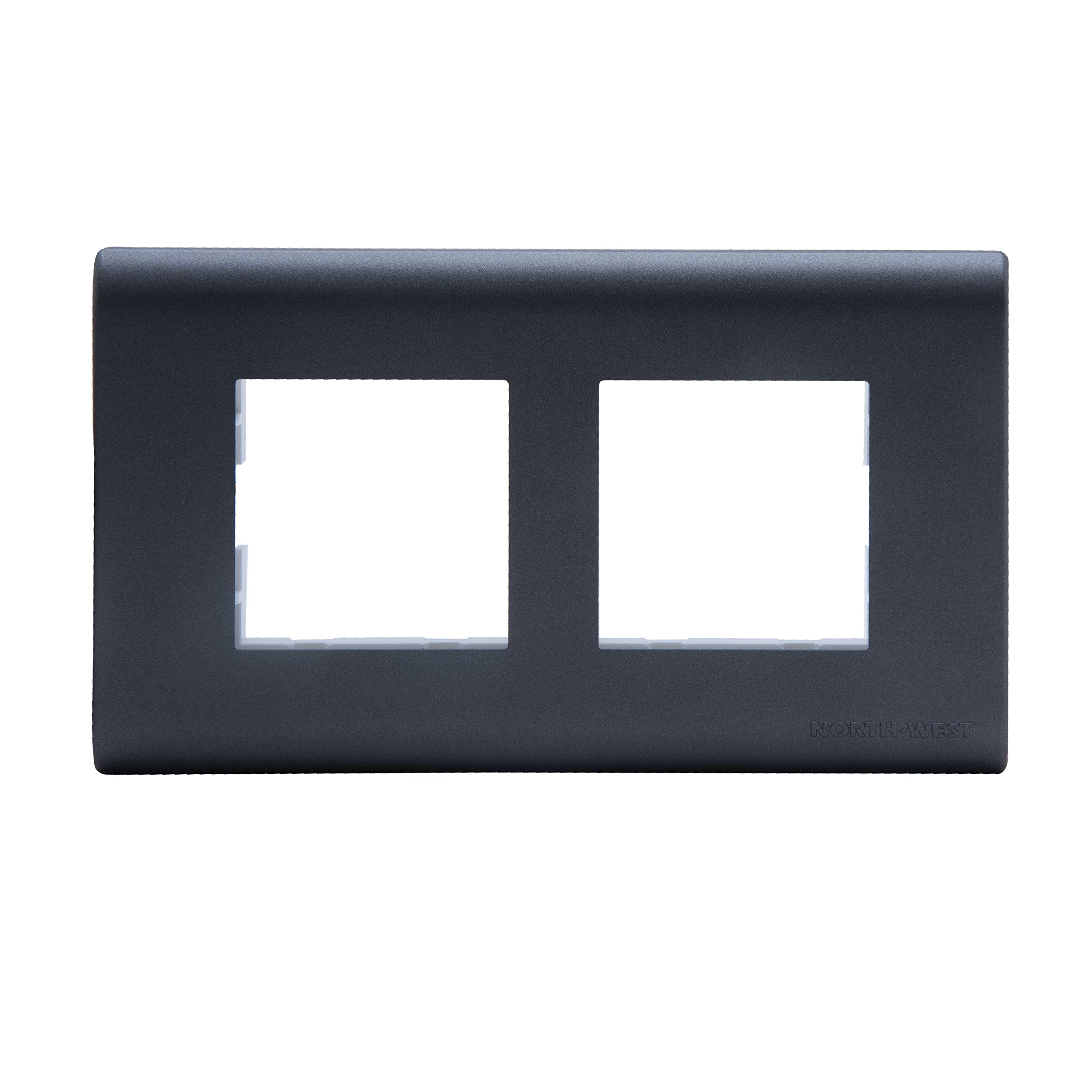 Wipro Northwest Nowa 4 Module cover plate, Sliver Grey (pack of 1)-image-41