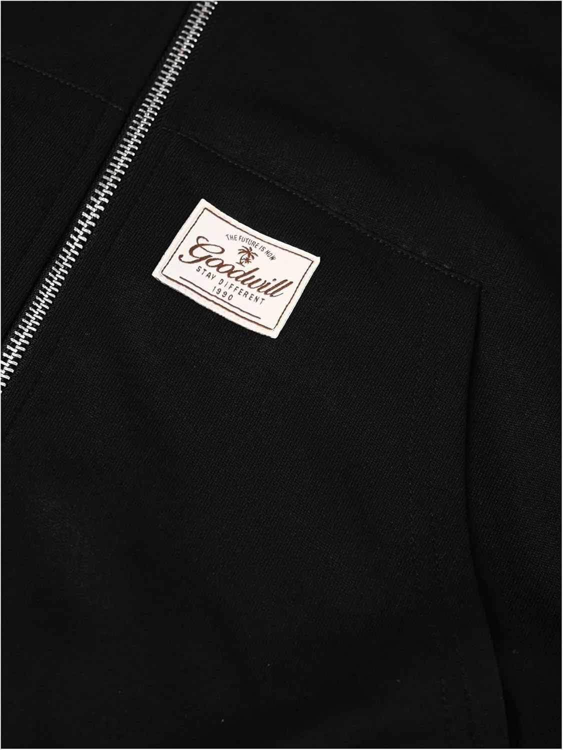 Verdusa Mens Zip Up Hoodies Drop Shoulder Hooded Sweatshirt with Pockets Streetwear - Image 4