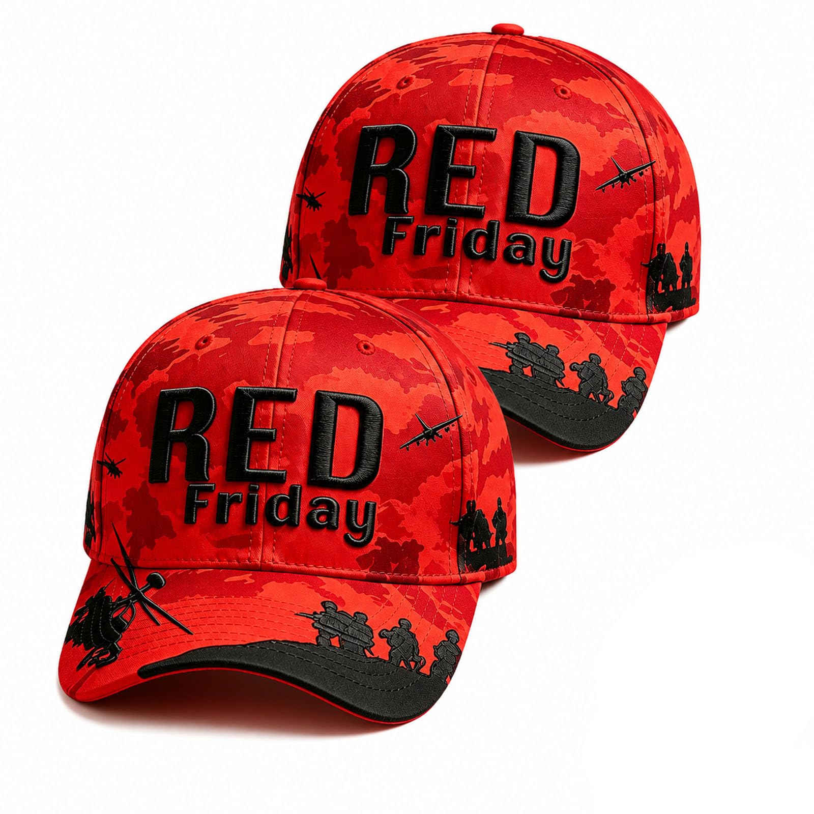 RED Friday Ricorda a tutti il berretto da baseball schierato per uomo