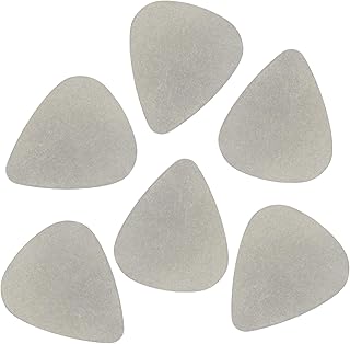 Stainless Steel Guitar Or Bass Pick - 0.3 mm - 351 Shape - Specialty Metal Exotic Plectrum - 6 Pack