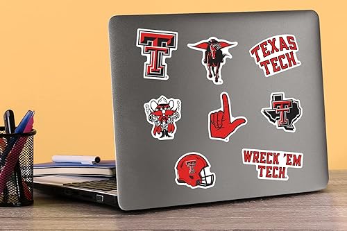 Miniatura 4 de Texas TECH University - Paquete variado de 50 calcomanías de vinilo grandes de lujo para laptop, botella de agua, álbumes de recortes, tableta,