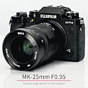 Meike 25mm f0.95 Large Aperture Manual Focus Lens Compatible with Fujifilm X Mount Mirrorless Cameras X-T1 X-T2 X-T3 X-T4 X-T5 X-T10 X-T20 X-T100 X-T200 XPro1 X-S10 gallery image