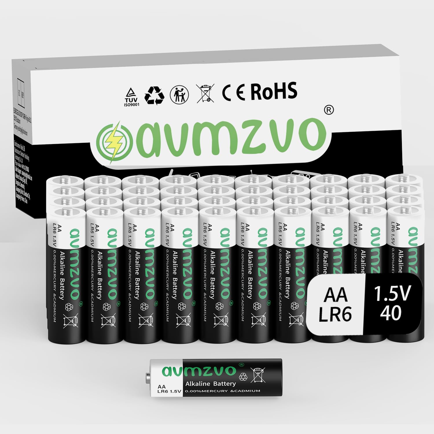 AAA LR03 Batteries 120 Pack 1.5V Alkaline Batteries Long Lasting Powerful Batteries Can Be Used for Toys, Alarms and Other Electronic Devices【10 Years Warranty】 — view 8
