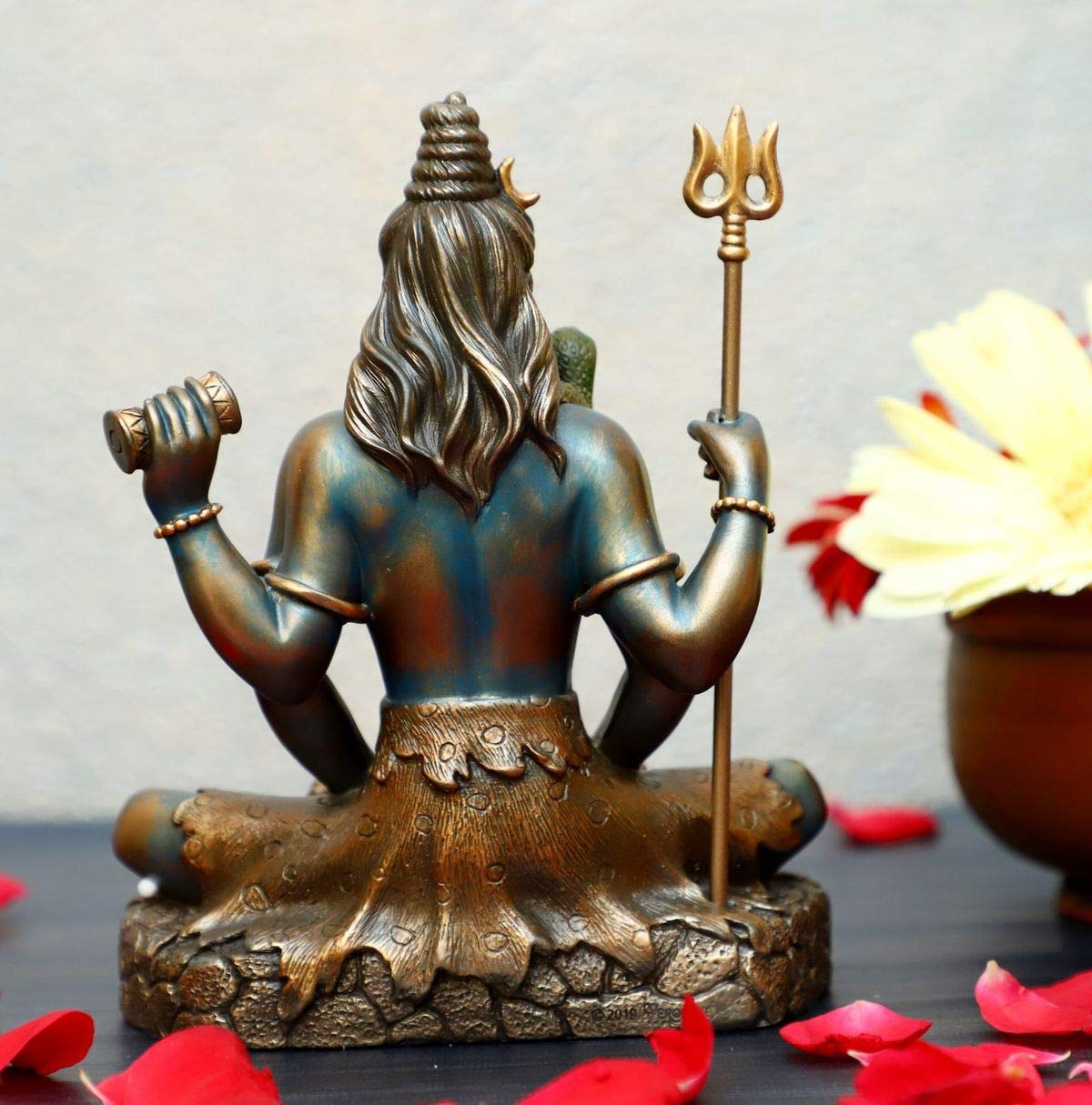 Amazon.co.jp: Vintage India シヴァ神像 パドマサナ 座っているギフト
