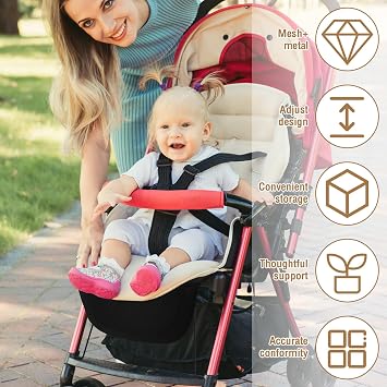 Stroller Footrest Extender Adjustable Comfortable Stroller Leg Rest for Increased Leg Support Easy to Clean for Home Outdoor Traveling Use