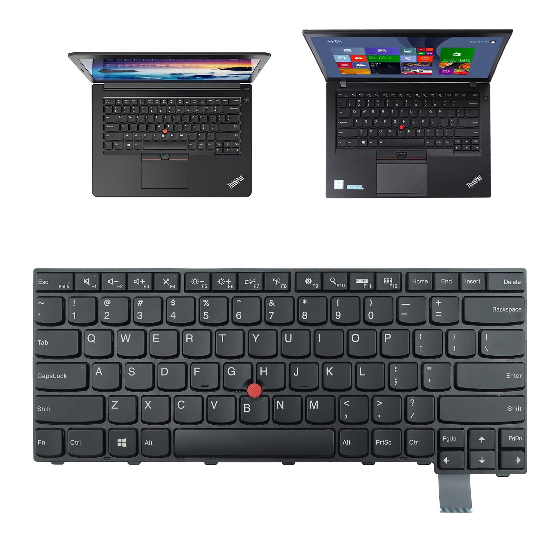 Teclado Retroiluminado En Español Latino Para Lenovo ThinkPad T470P Y T460P - Nuevo, Garantía 6 Meses
