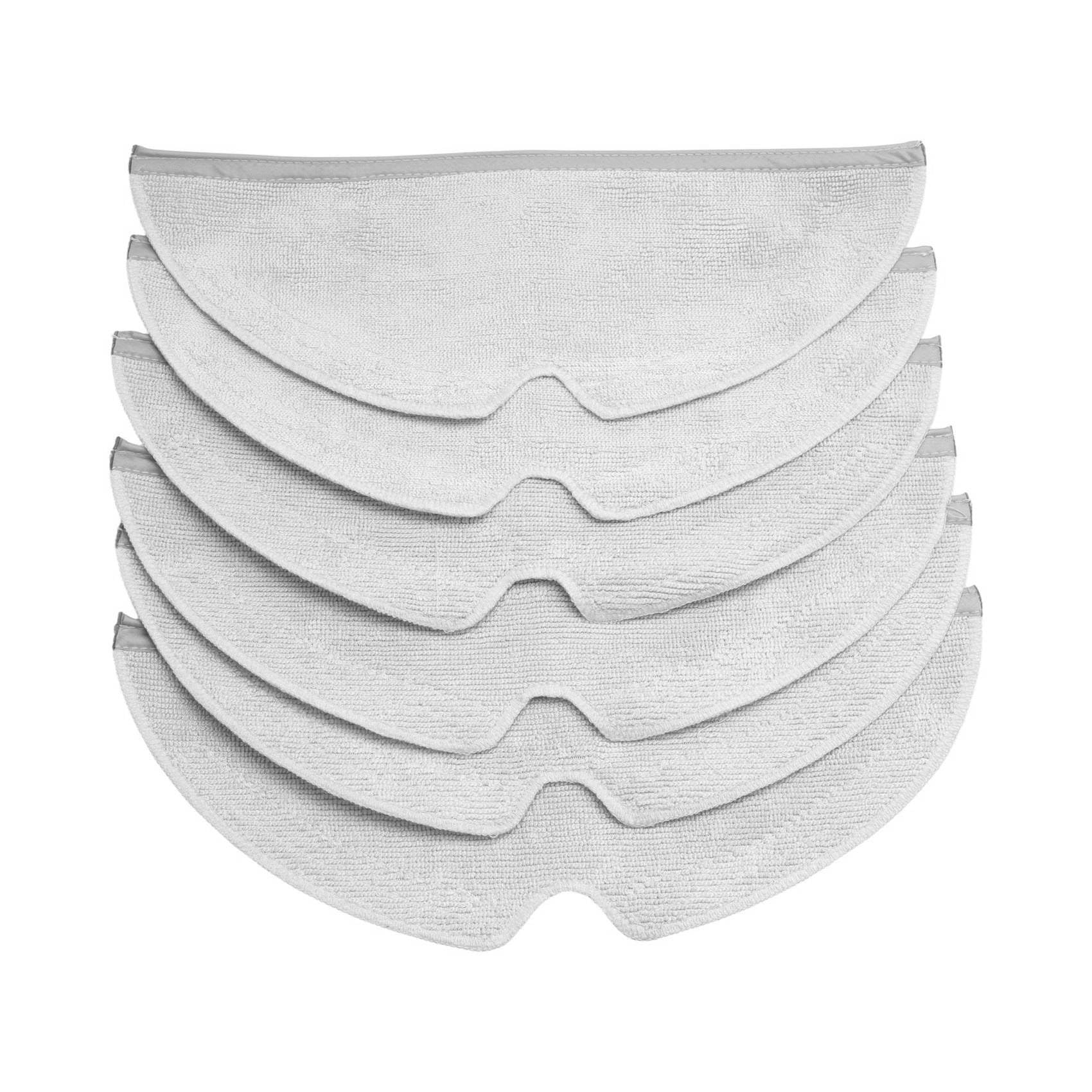 CTRLZS 6Pcs Mop Cloths Replacement for S5 Max S6 Pure S6 Max S5 S51 S50 S55 E25 E35 Robot Vacuum Cleaner Parts