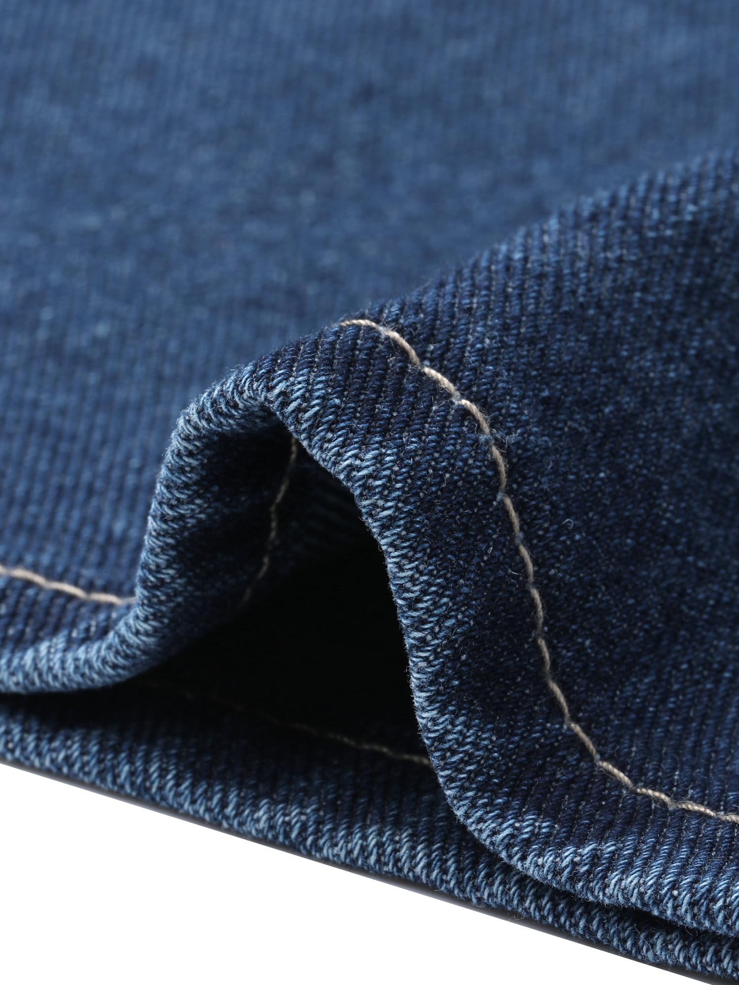 Allegra K Damen Figurbetont Jeansrock Lang