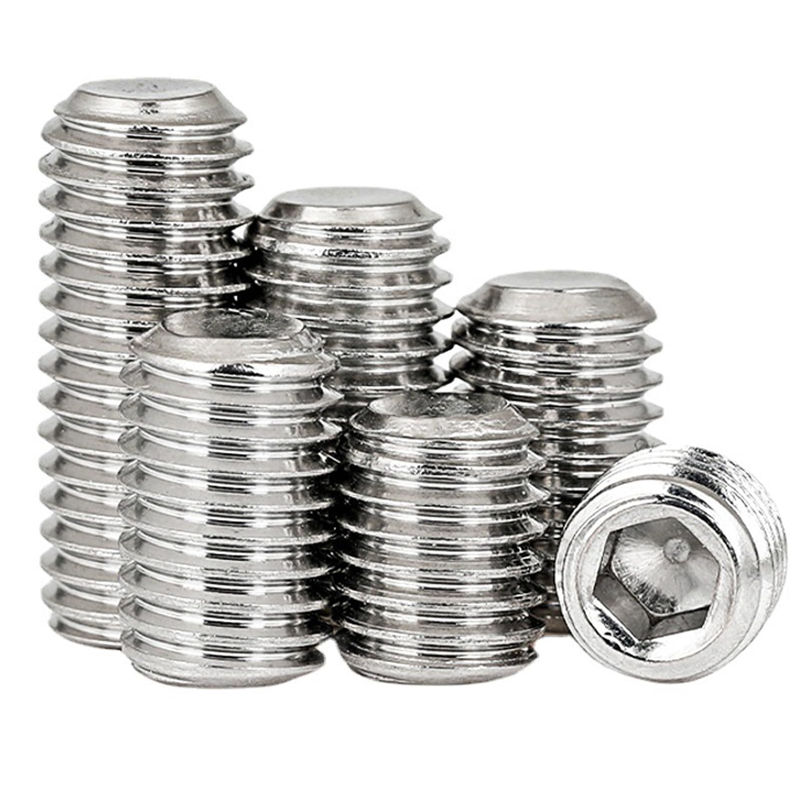 Amazon | DIN913 304ステンレス鋼フラット - エンドヘックス