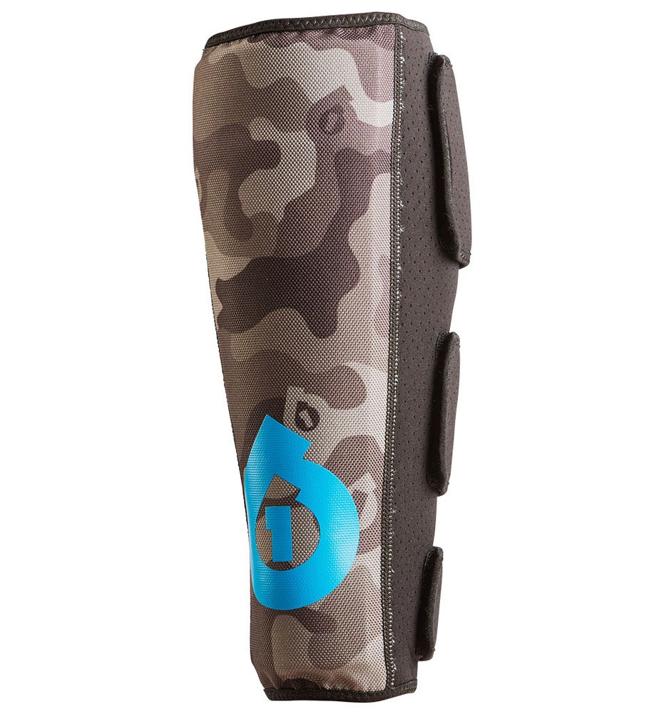 Comp AM Tibia Enfant 661 noir et bleu, protection VTT junior - 3