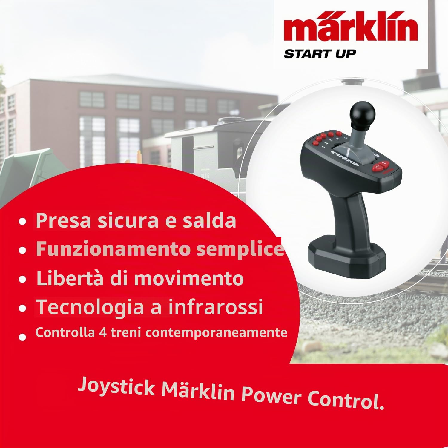 Märklin 29133 Modellino Ferroviario Start Up Kit Iniziale 230 Volt Track H0 Locomotiva, Carrello, Guide e centralina Inclusi nel Kit Iniziale
