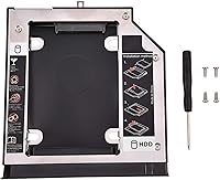 Vista 6 de Disco Duro Óptico Bay Caddy HDD SSD Recinto Disco Duro DVD Adaptador para Portátil