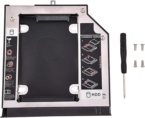 Miniatura 6 de Disco Duro Óptico Bay Caddy HDD SSD Recinto Disco Duro DVD Adaptador para Portátil