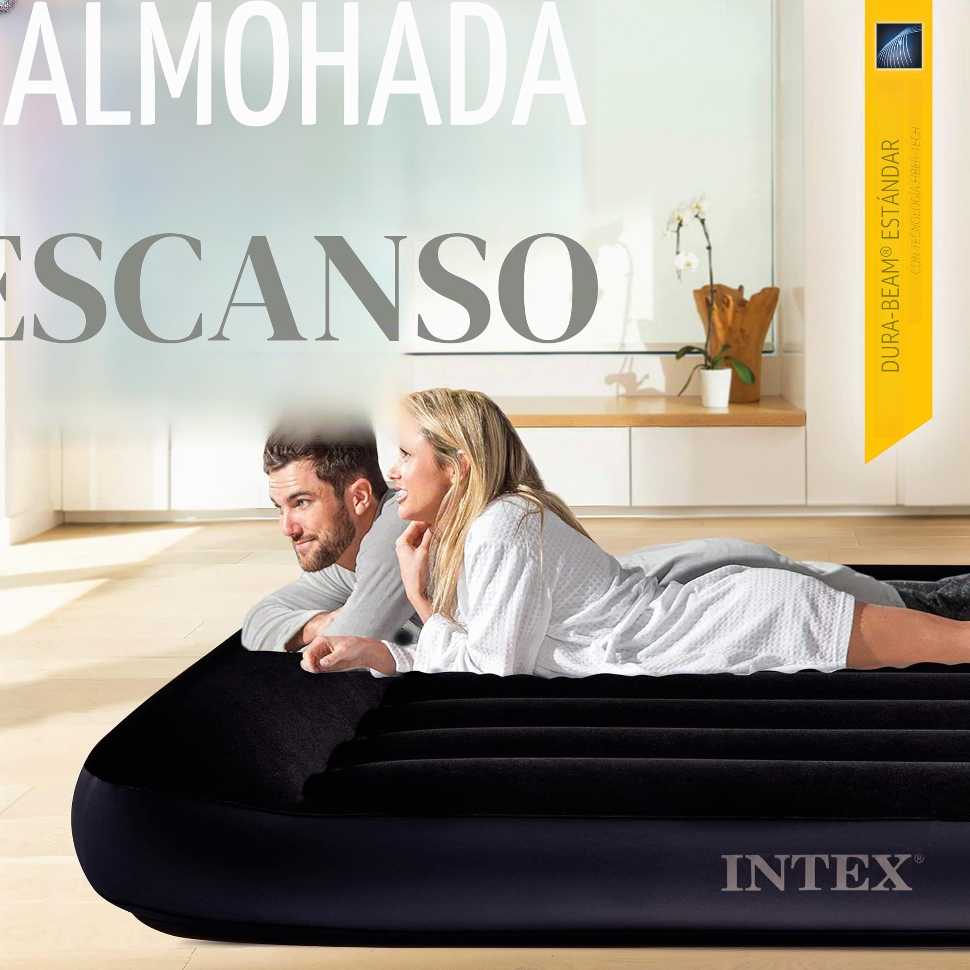 Cama de aire Dura Beam Standard INTEX Pillow Rest Classic