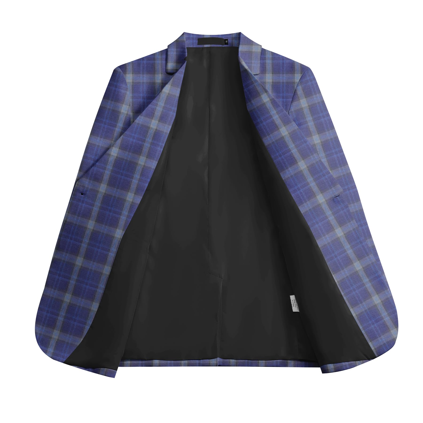 Allthemen Męska marynarka w kratkę, krój slim fit, elegancka marynarka, nowoczesny krój, na wesele