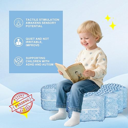 Miniatura 6 de Asiento sensorial suave para apretar, sillas sensoriales específicamente diseñadas para niños con necesidades sensoriales, proporciona un abrazo