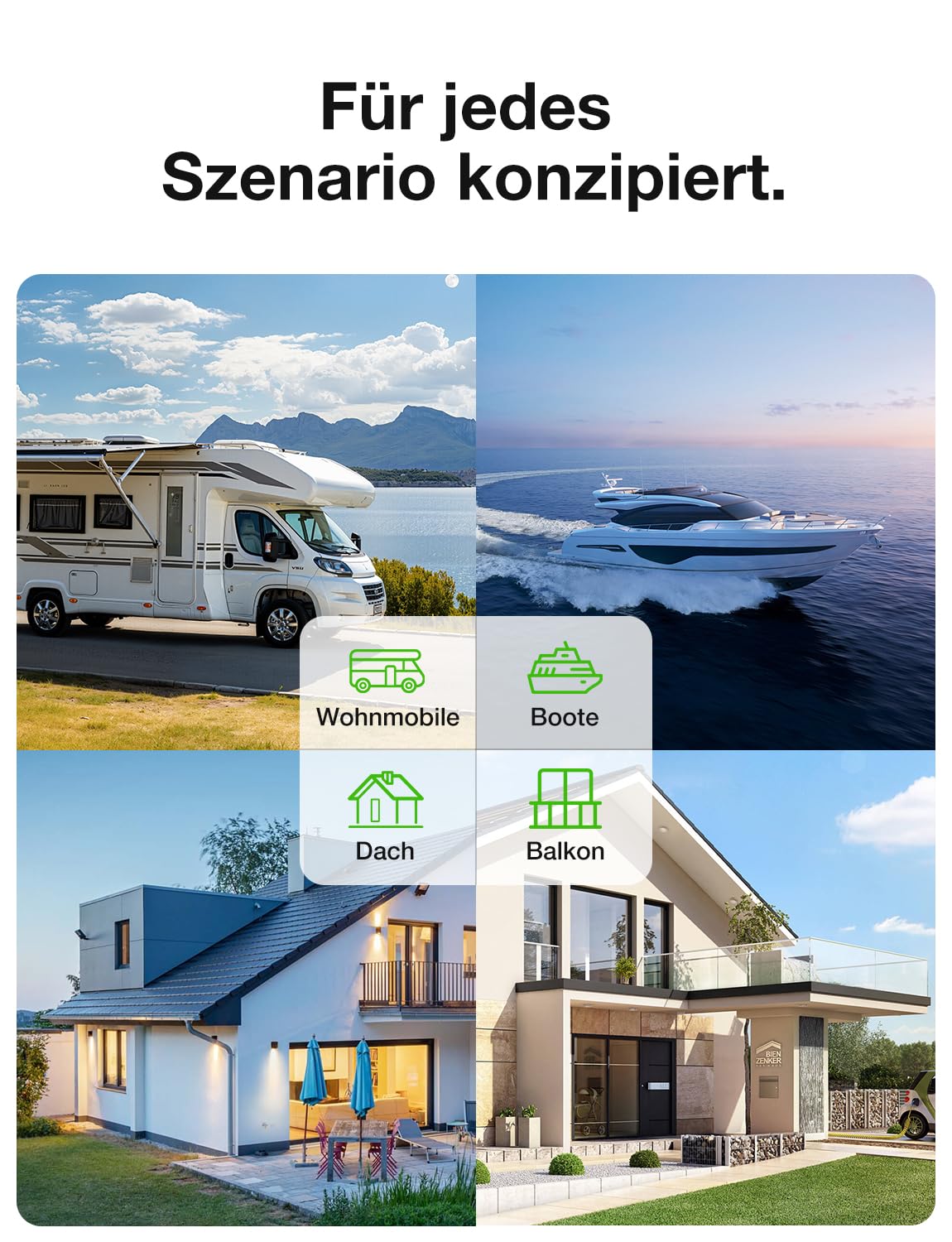 480W Solarpanel Flexibel Monokristallines Solarpanel, 2X 240W Solarmodul mit 3 m Solarkabel, 6-Loch-Montage IP67 Wasserdicht 21V/11A Solarpanel für Balkonkraftwerk, RV, Camping,0% MwSt