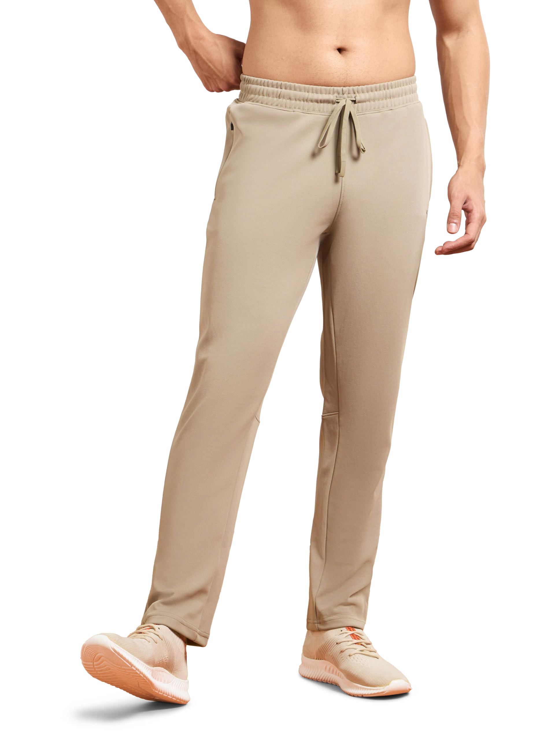 Mens Solid Regular Fit Track Pant with Technodry, Antimicrobail for Gym, Workout, Sports and Regular Use-image-45