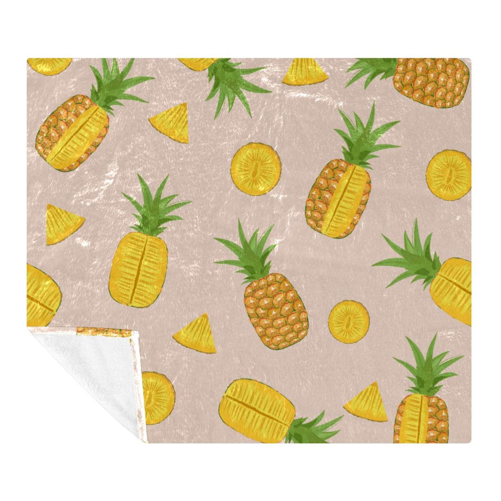 Couverture polaire plaid fruit orange pour réchauffer vos soirées canapé