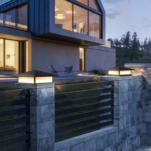 Miniatura 6 de Luces de poste al aire libre, lámpara de columna china para exteriores, lámpara de columna impermeable, luz de jardín, puerta del hogar, luz de