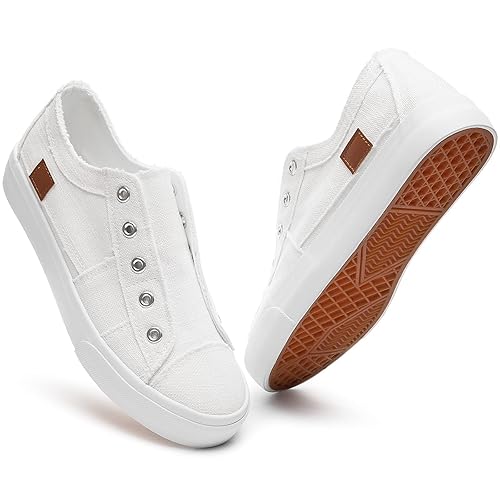 womens slip on tennis shoes amazon